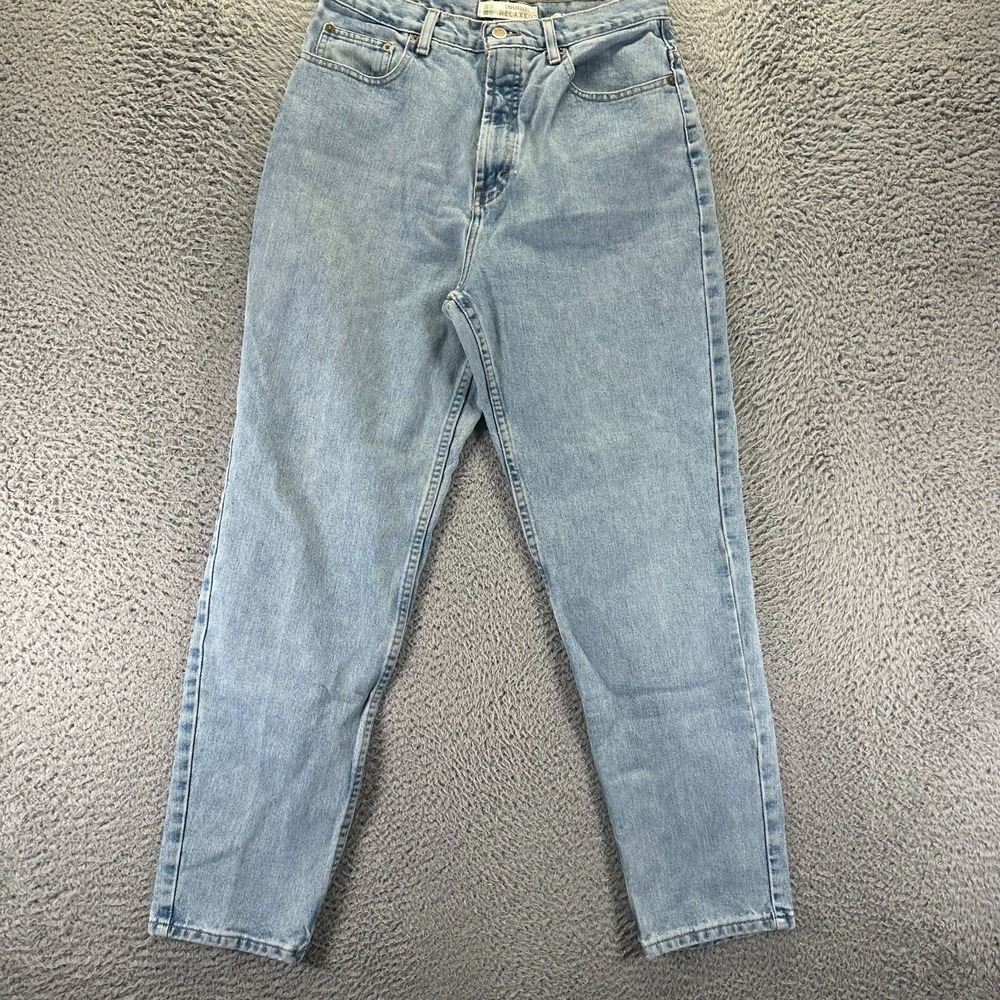 Vintage Crossroads Jeans Women's 10 Blue Cotton Denim Tapered Workwear Relaxed